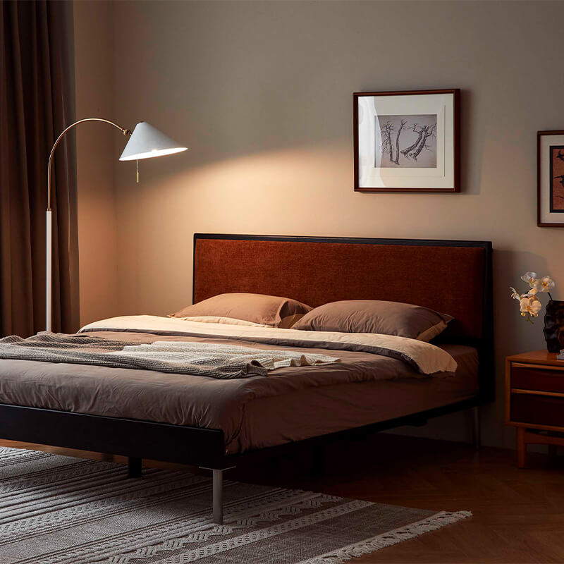Red Velvet Bed