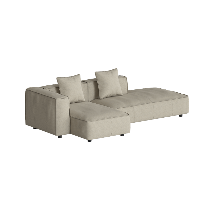 Butter Sofa Soft, L-Shaped Sectional with Chaise - grado