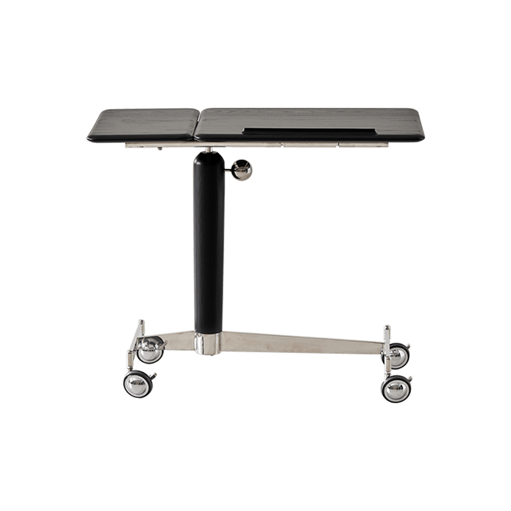 black wooden book stand for reading