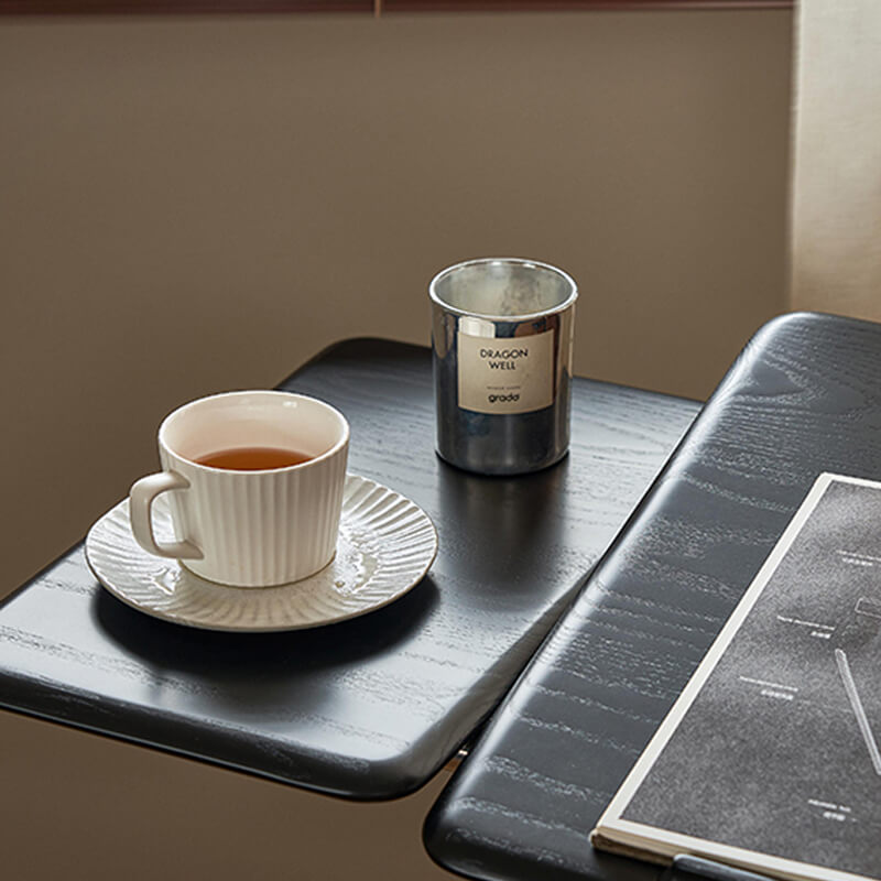 black wooden book stand for reading