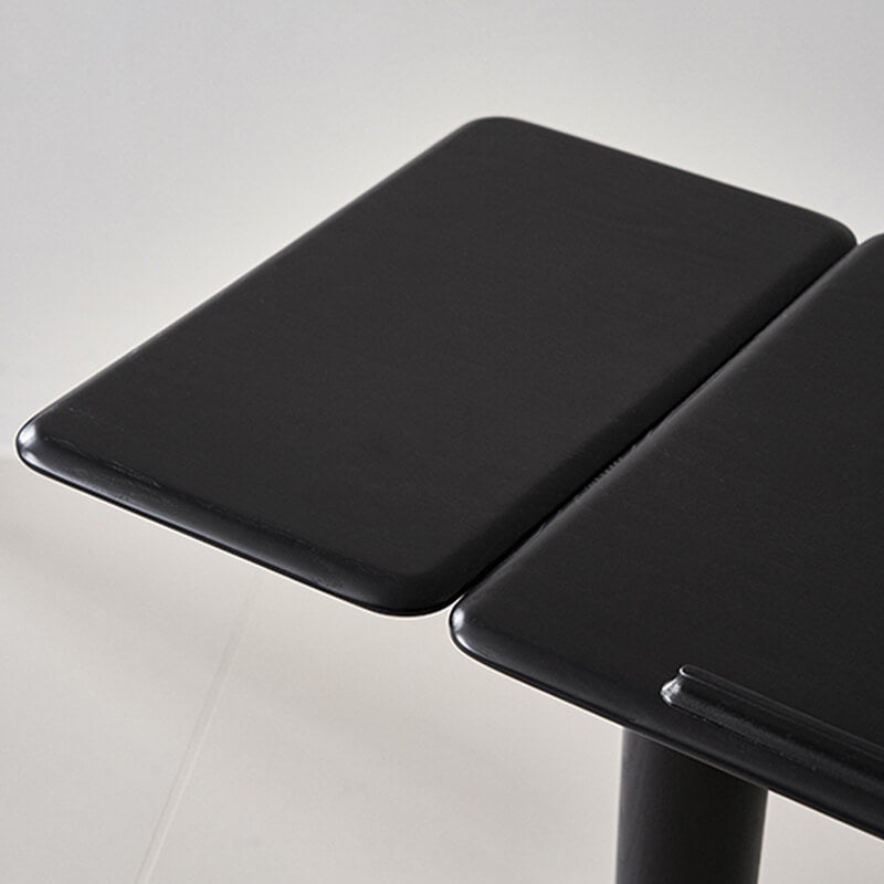 black wooden book stand for reading