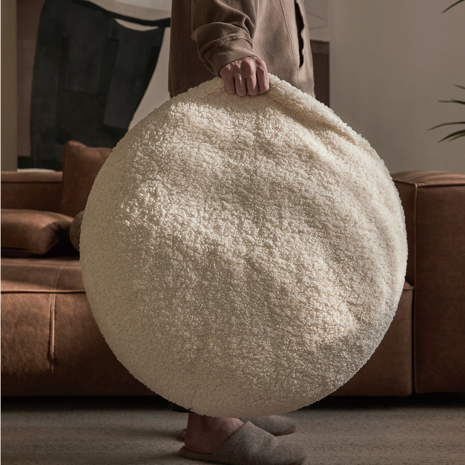 Lamb Pouf / Round - grado