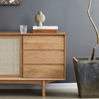Torii Sideboard with Woven Rattan Doors and Drawers12