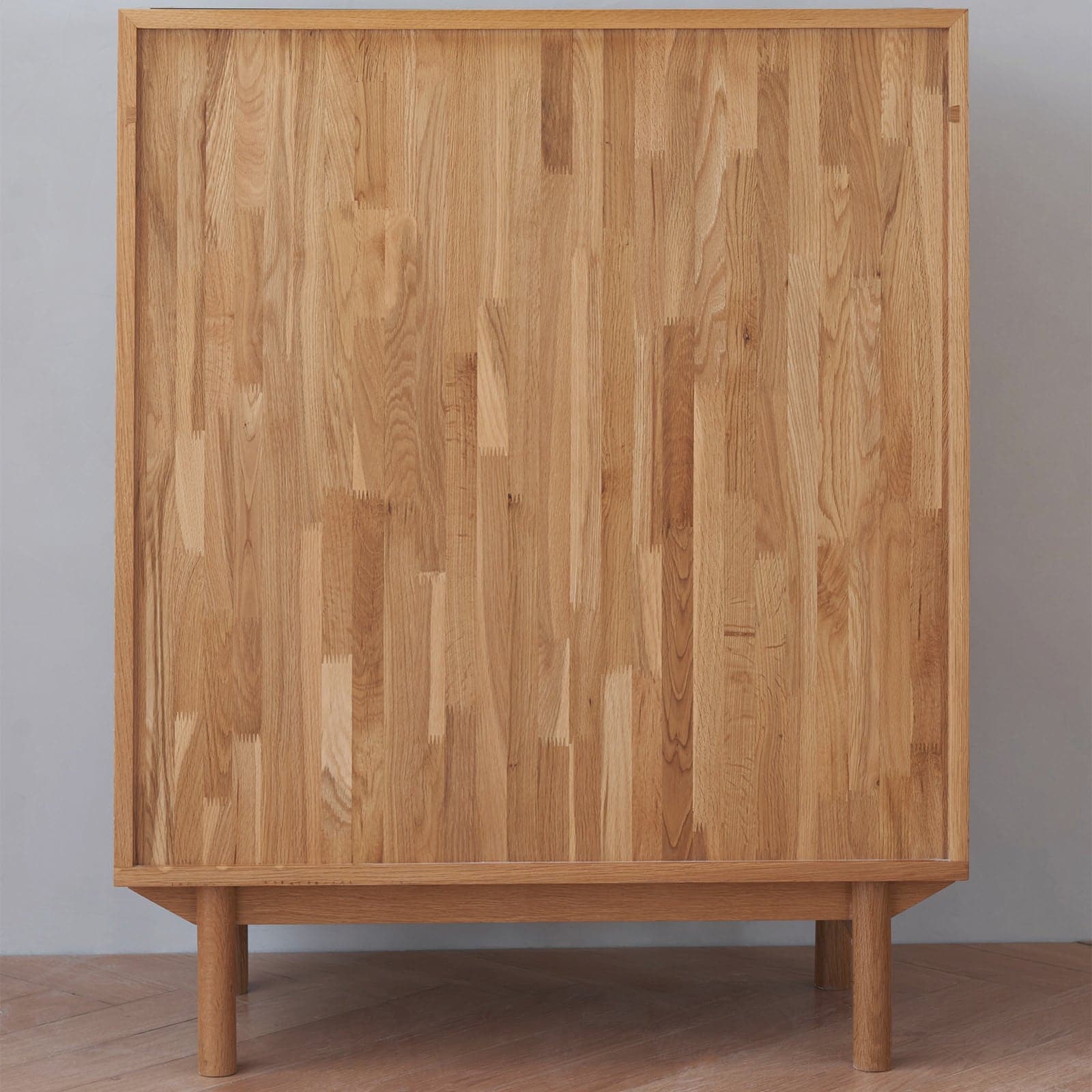 Torii Sideboard / Woven Rattan Doors & Glass Top - grado